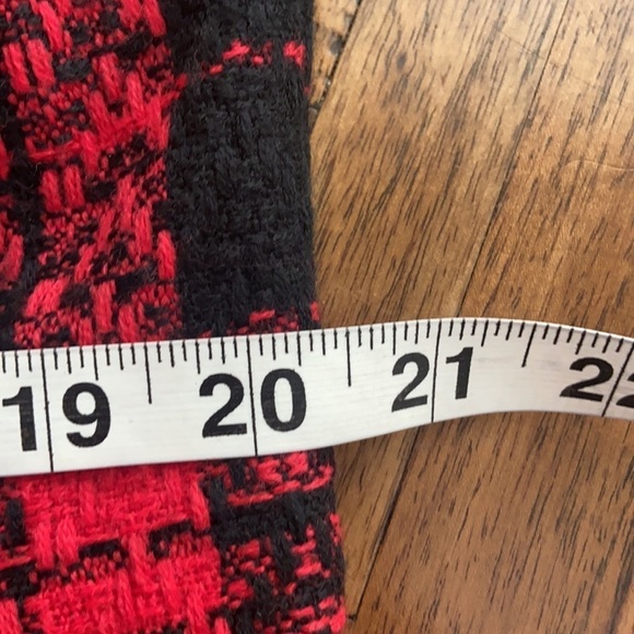 Studio C Vintage jacket blazer business casual black and red plaid size - Picture 14 of 16